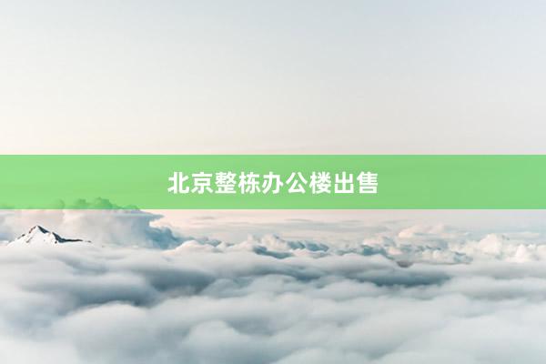 北京整栋办公楼出售